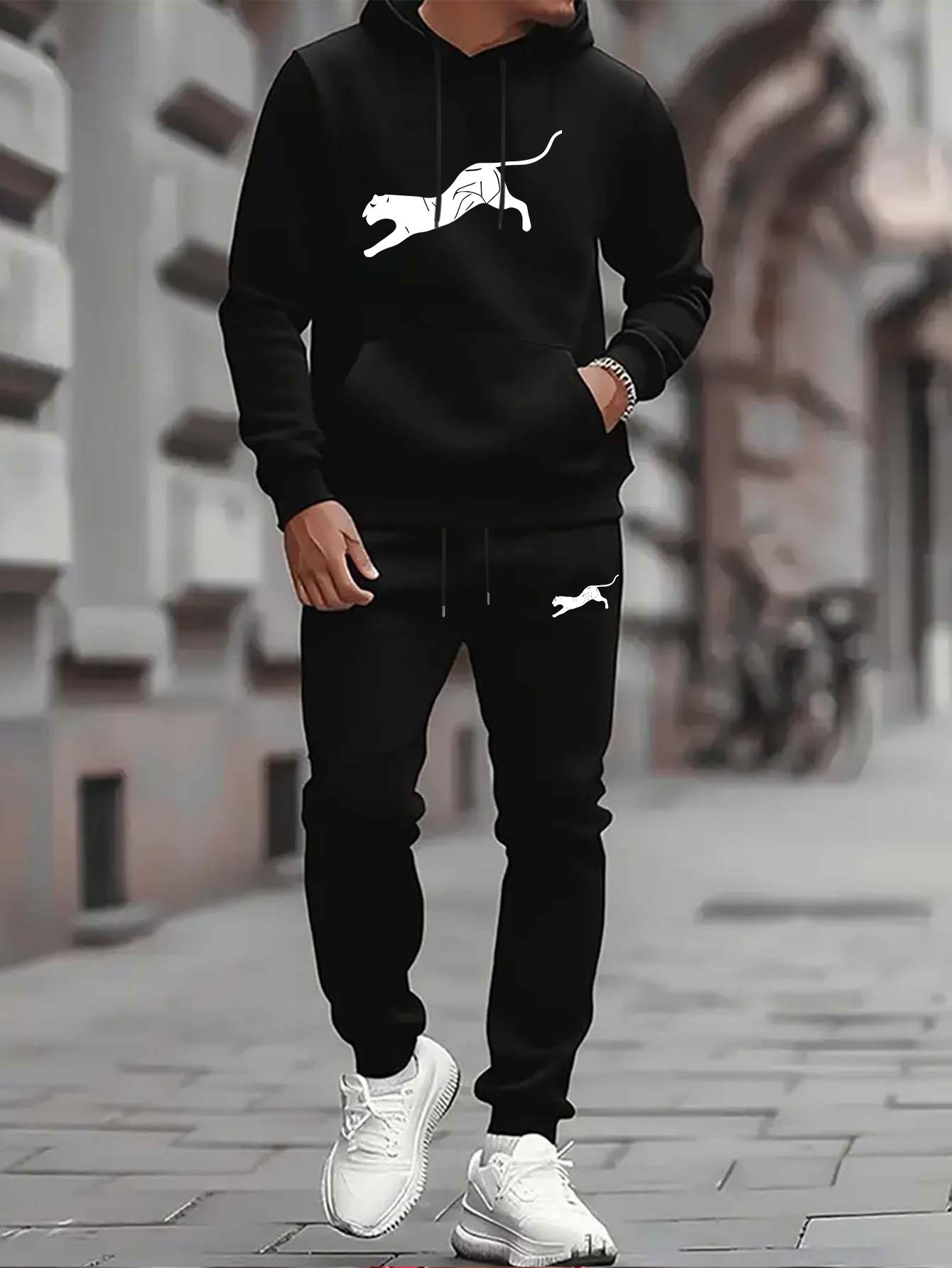 Outdoor Sports Outfit - Men's and Women's Universal Hooded Sweatshirt