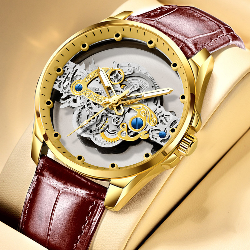 Men's Quartz Watch Hollow Tran - Outdoor Sport Smart Watch 评论和价格