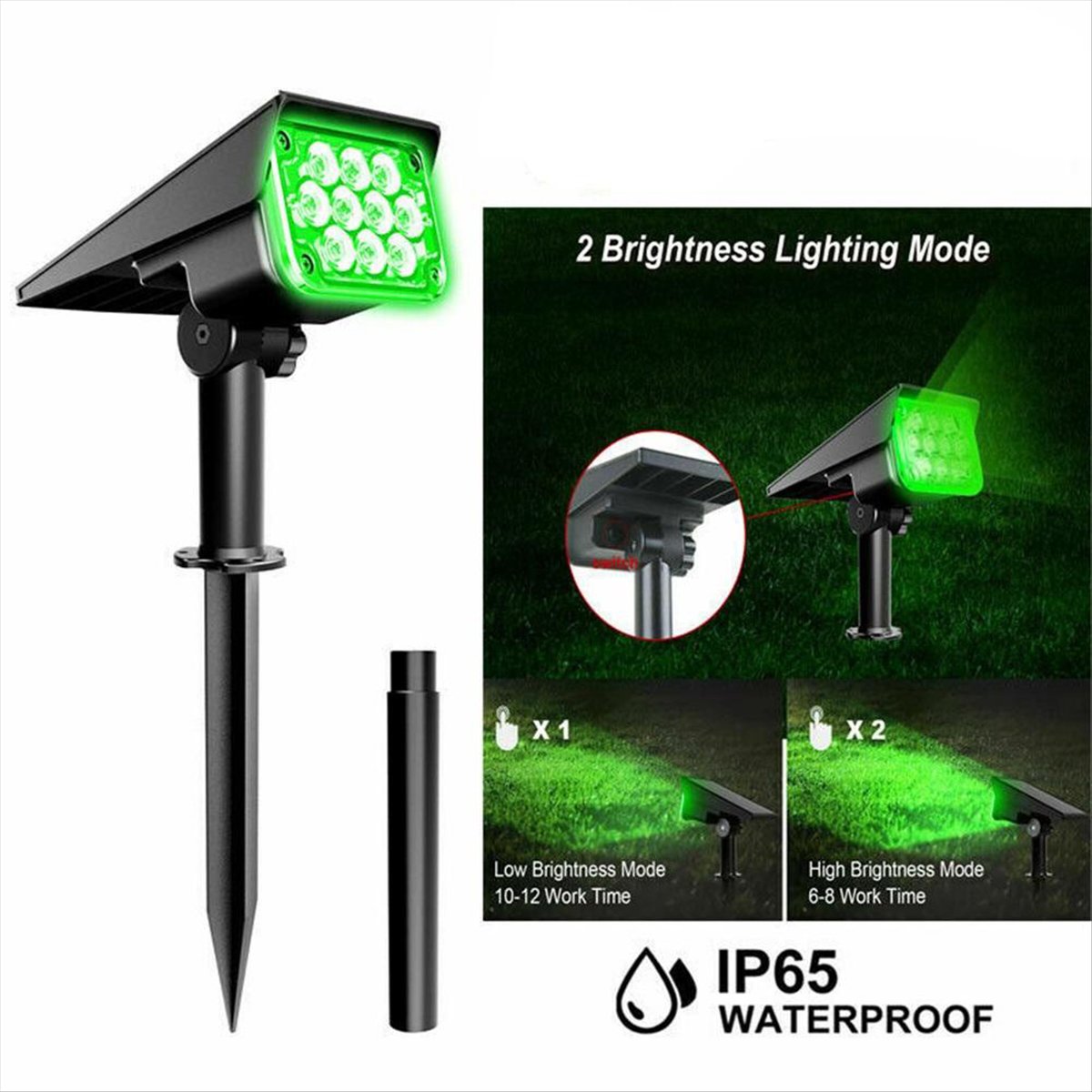Y17A Solar Spotlight Solar Gar - Outdoor Spotlight 评论和价格