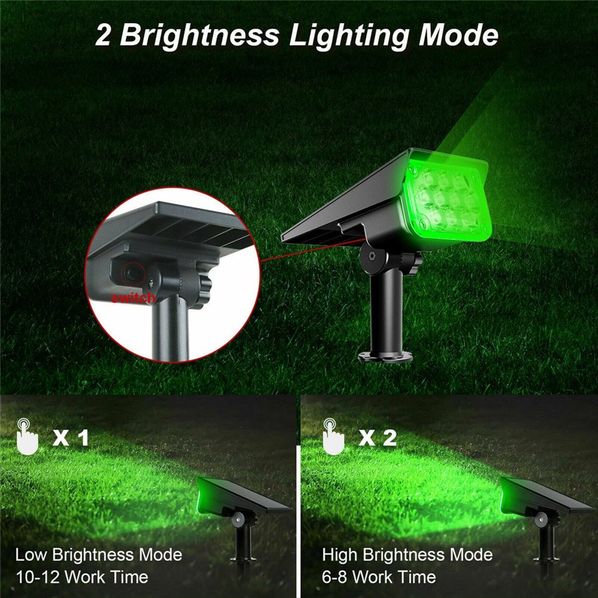 Y17A Solar Spotlight Solar Gar - Outdoor Spotlight 评论和价格