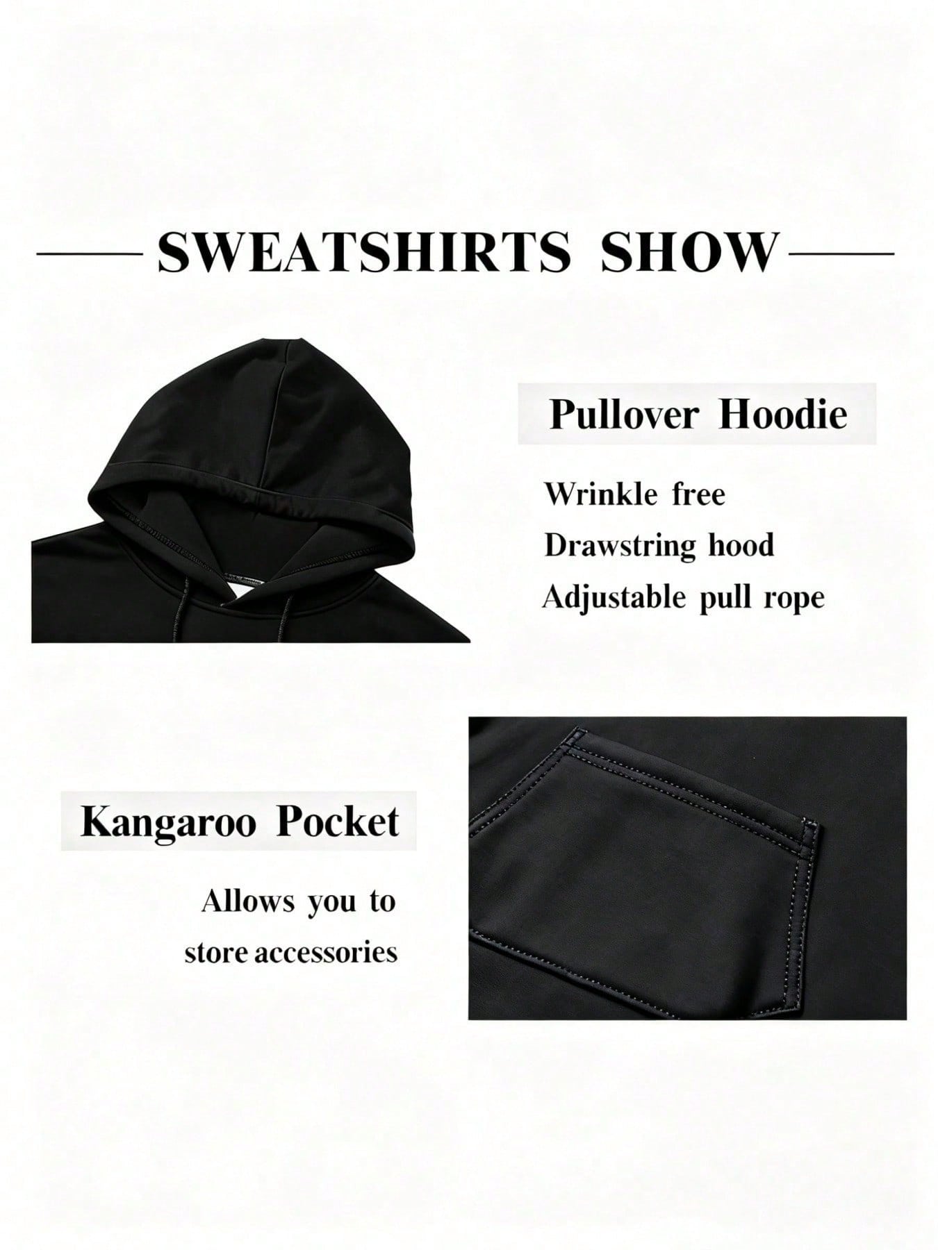 Funny Whatever Mens Hoodie 2‑P - Outdoor Sports Outfit 评论和价格