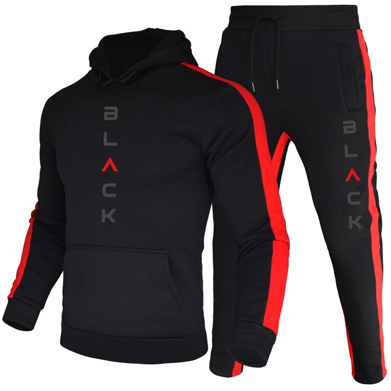 AutumnWinter 2 Pcs Set Men's T - Outdoor Sports Outfit 评论和价格
