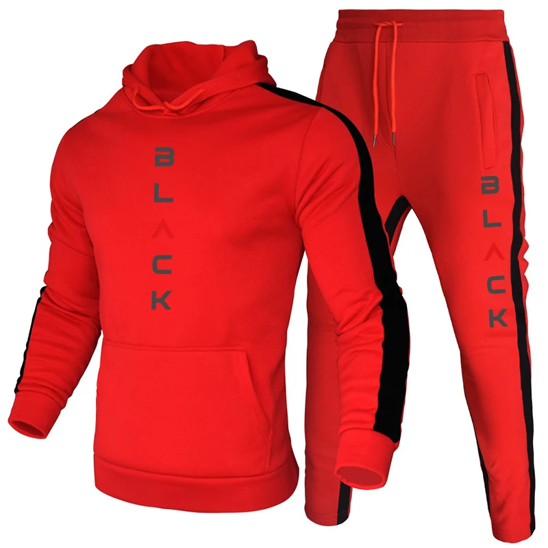 AutumnWinter 2 Pcs Set Men's T - Outdoor Sports Outfit 评论和价格