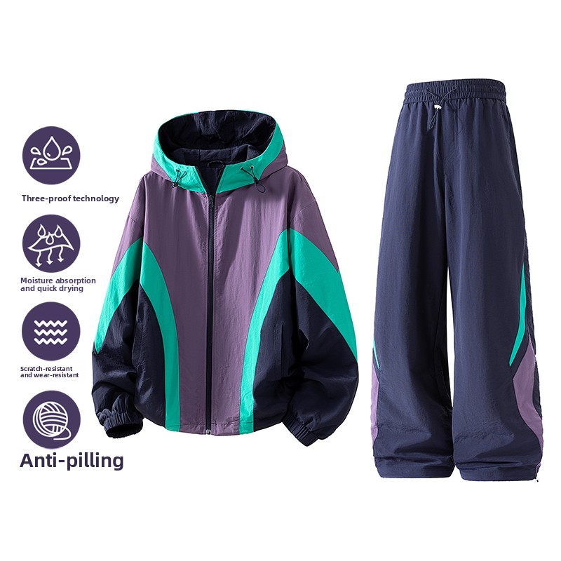 New two-piece men's spring-aut - Outdoor Sports Outfit 评论和价格