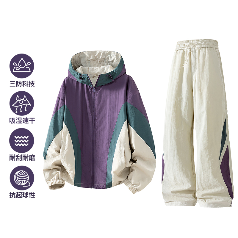 New two-piece men's spring-aut - Outdoor Sports Outfit 评论和价格