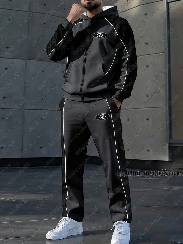 Autumn Winter New Men Tracksui - Outdoor Sports Outfit 评论和价格